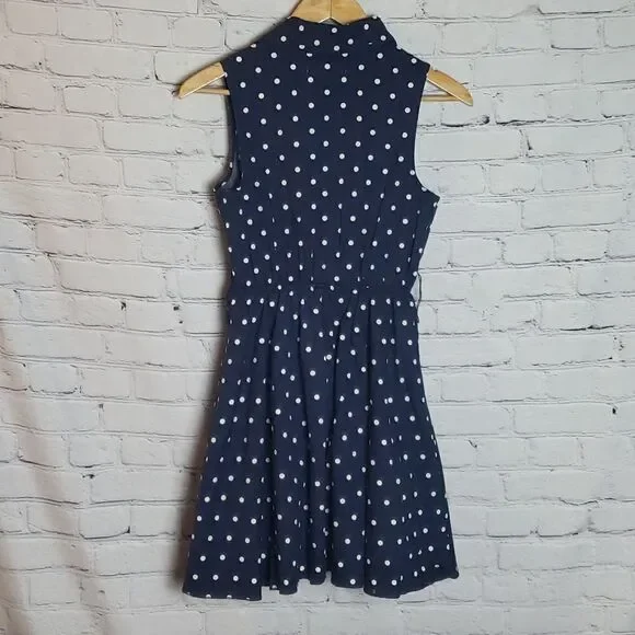 Bailey Blue and White Polka Dot Dress - Picture 8 of 10